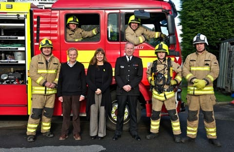 Staff complete over 50 years voluntary service with fire service