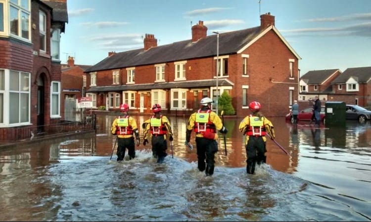 RSPCA teams rescue animals in flooded areas