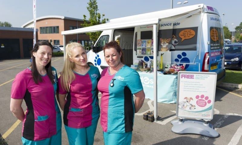 The PDSA’s PetCheck vehicle will visit the National Pet Show