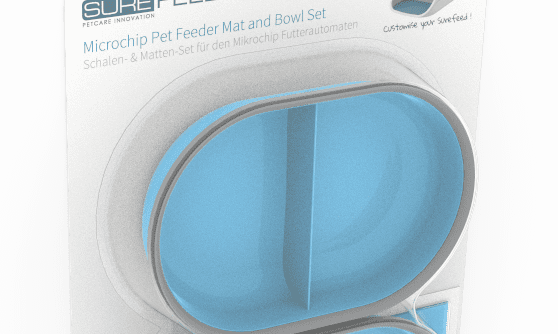 SureFeed® Sealed Pet Bowl retains moisture in wet cat food