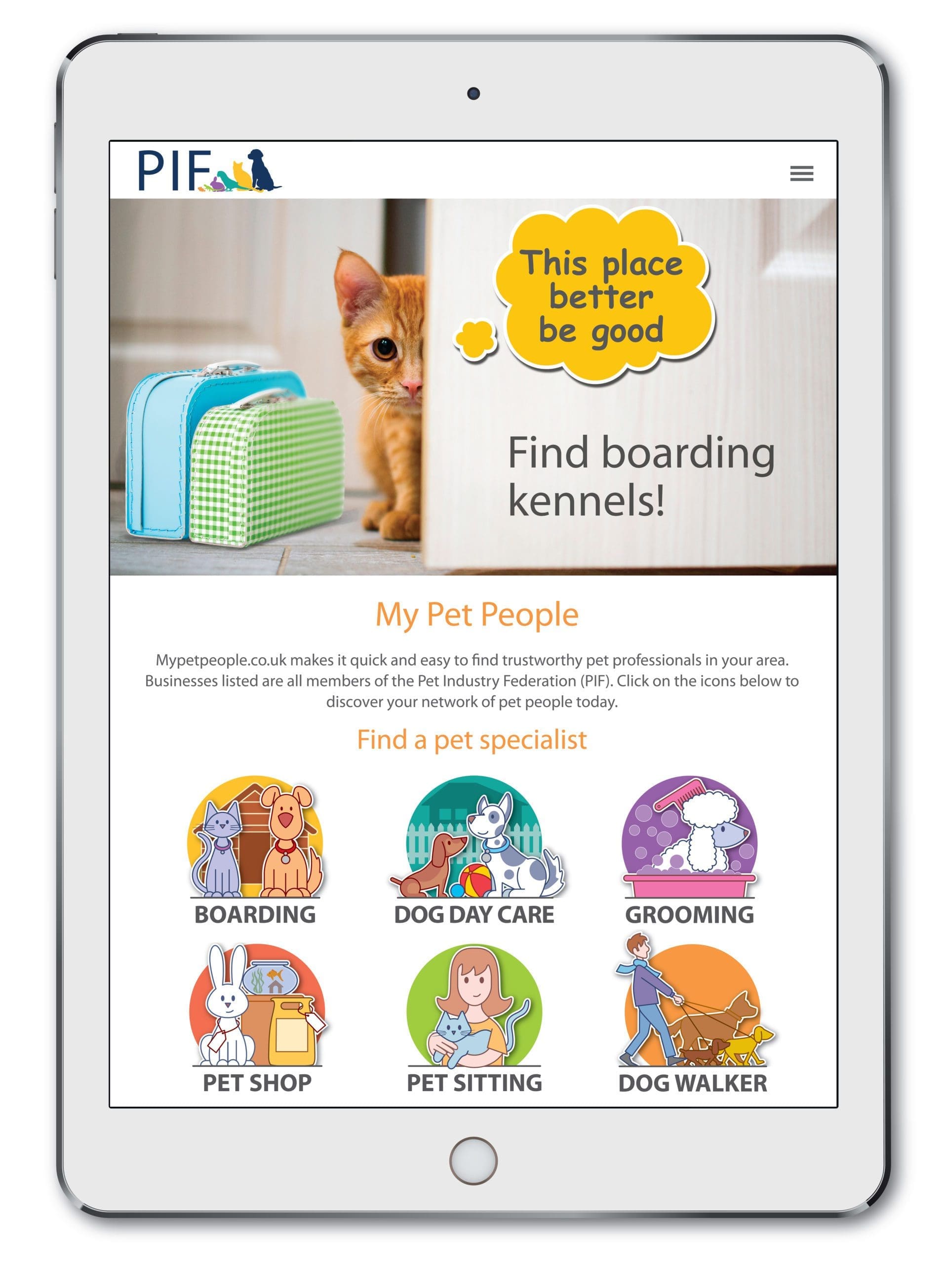 Pet owners and PIF members connected with new website