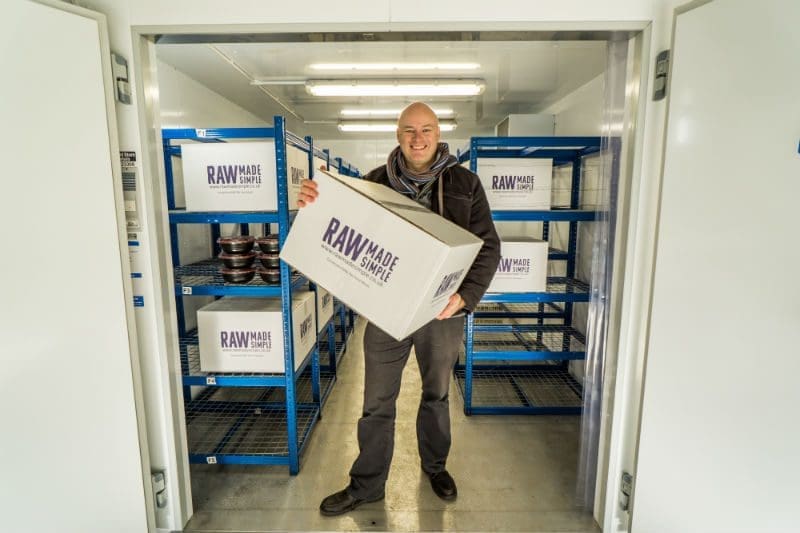 Raw food start-up launches with new cold store facility