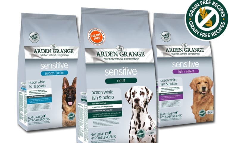 Arden Grange launches Sensitive grain free puppy and senior diets