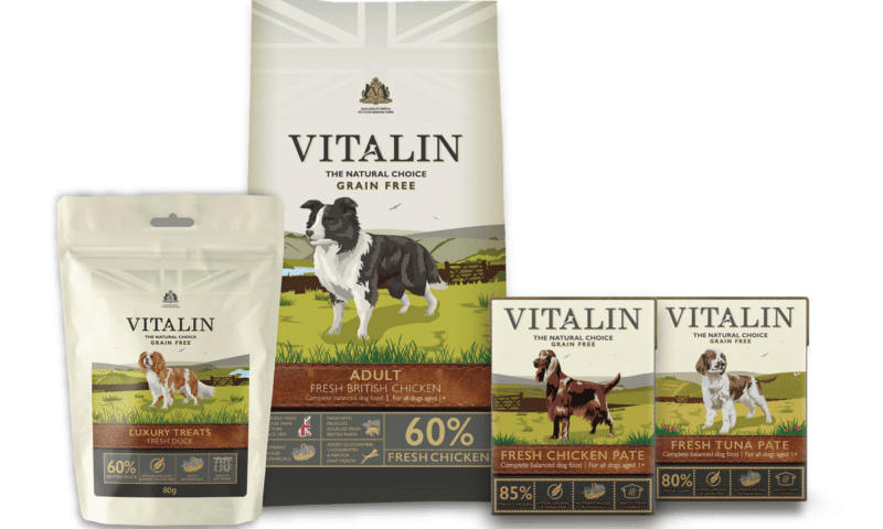Vitalin adds four new additions to dog food range
