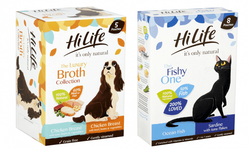 HiLife unveils new packaging for 100% natural pet food range