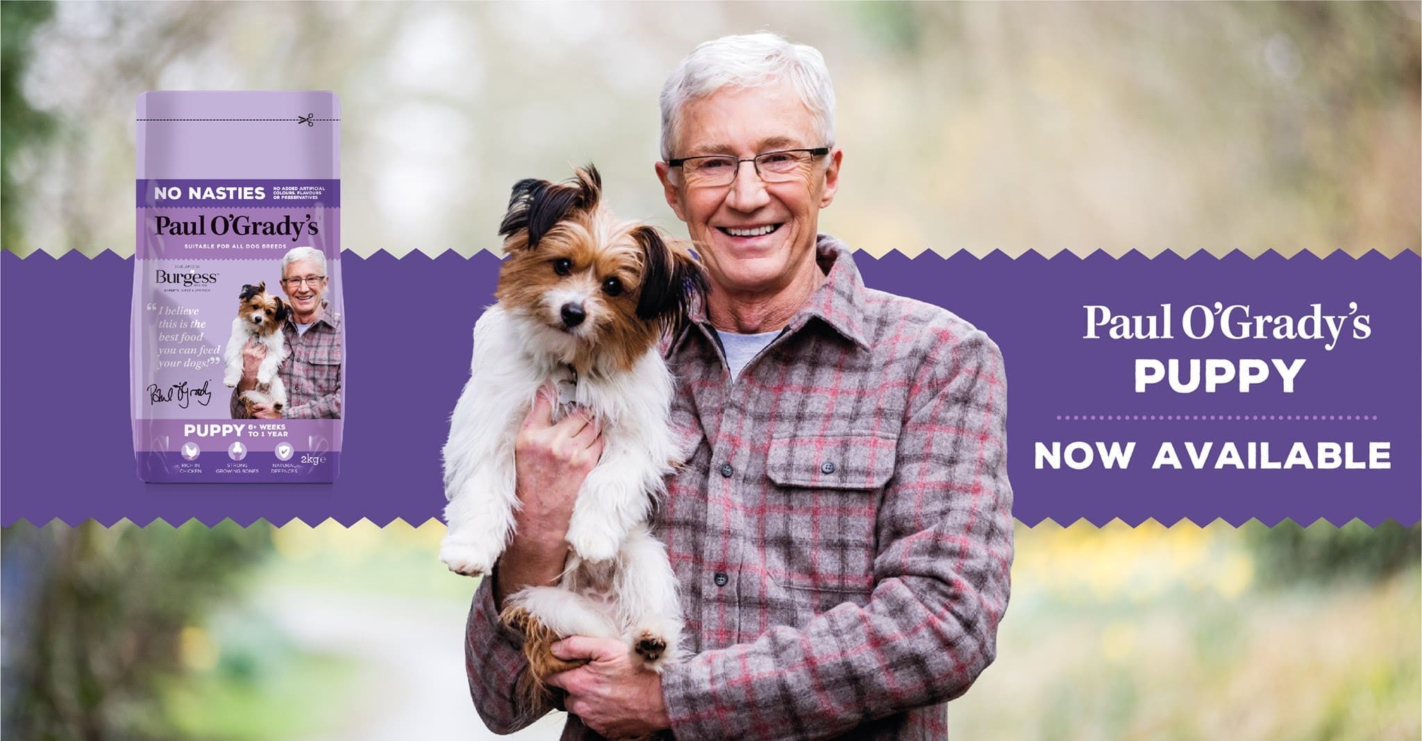 Paul O’Grady’s dog food range to be stocked in B&M
