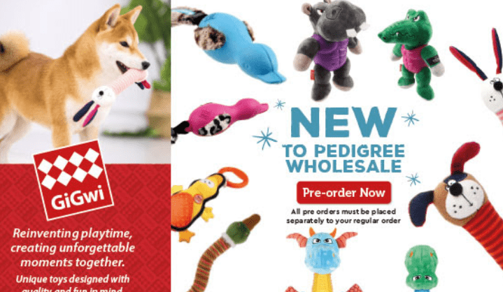 Pedigree Wholesale to stock GiGwi toys