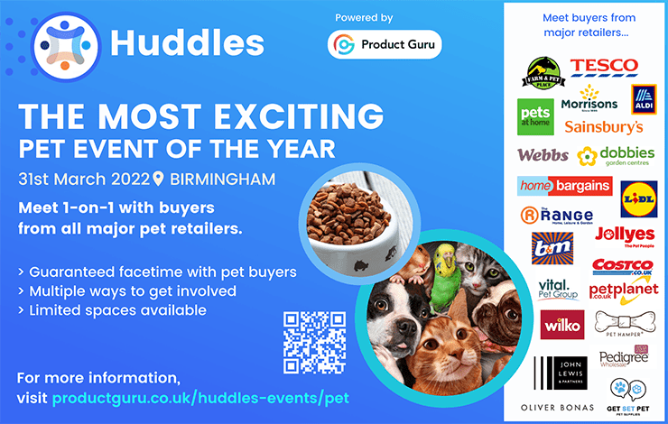 Product Guru to host hybrid pet event featuring UK’s biggest retailers
