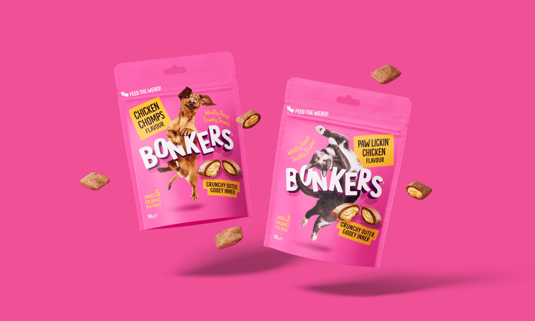 Pet treat brand Bonkers launches in UK