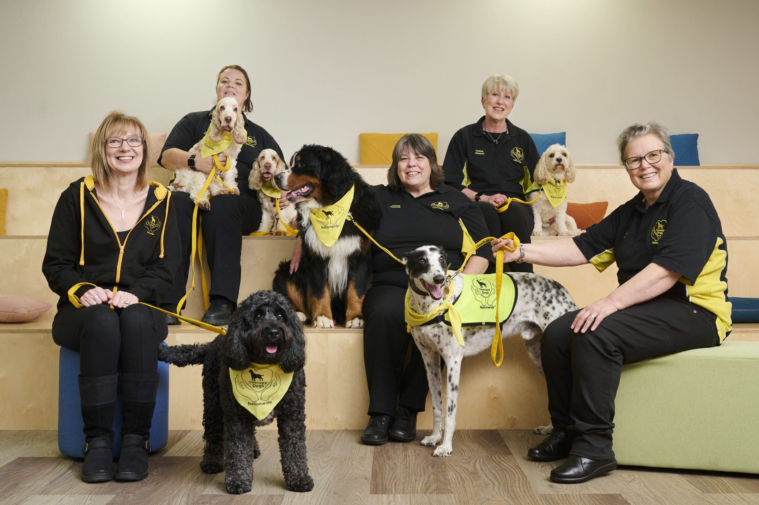 Bella and Duke partners with Therapy Dogs Nationwide