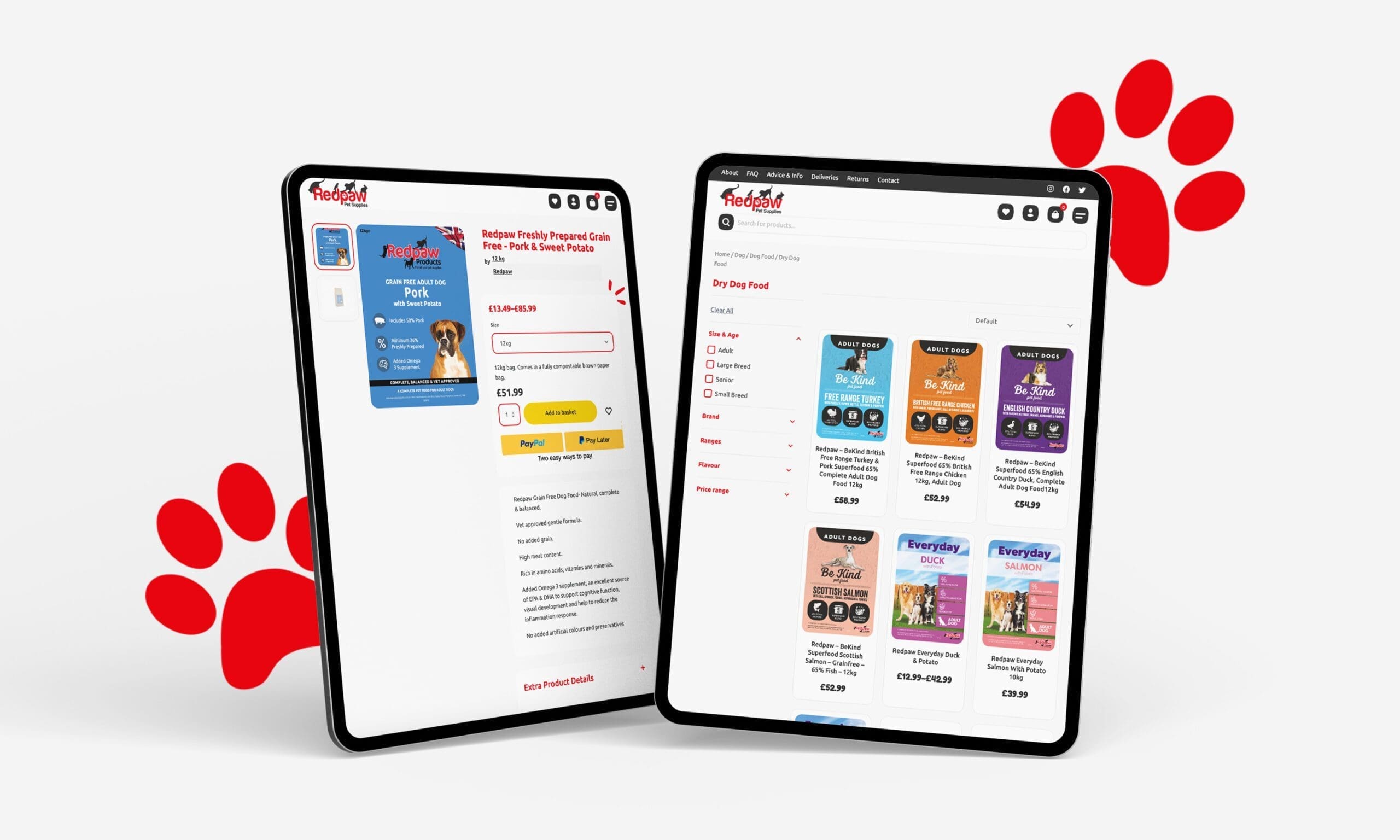 Redpaw Pet Supplies unveils new website
