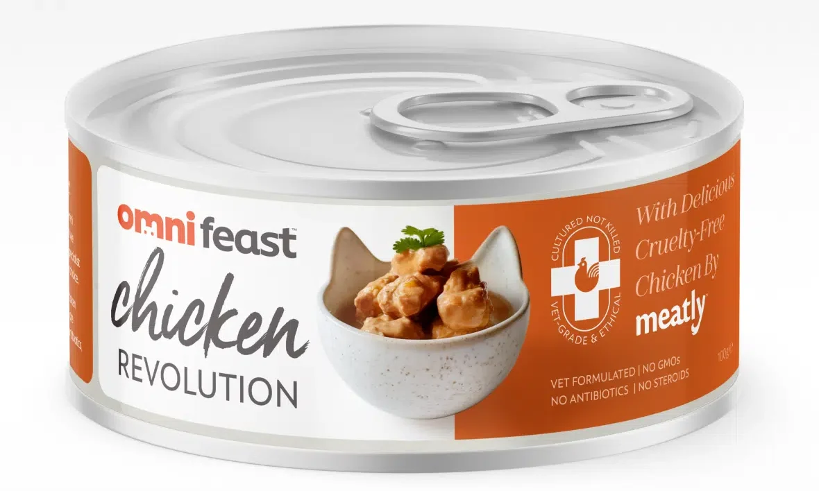 Meatly partners with Omni to launch first cultivated meat cat food