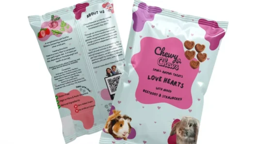 ChewyChewsUK launches Beetroot and Strawberry Love Hearts treats