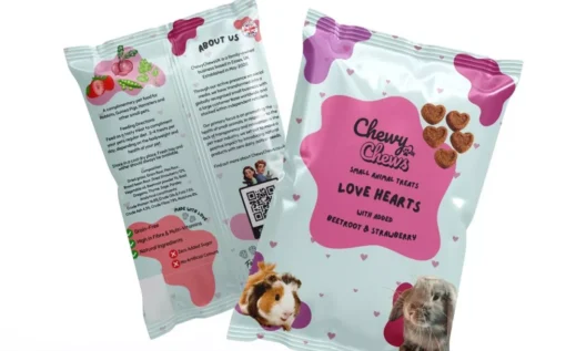 ChewyChewsUK launches Beetroot and Strawberry Love Hearts treats