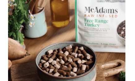 McAdams launches Raw Infused pet food range