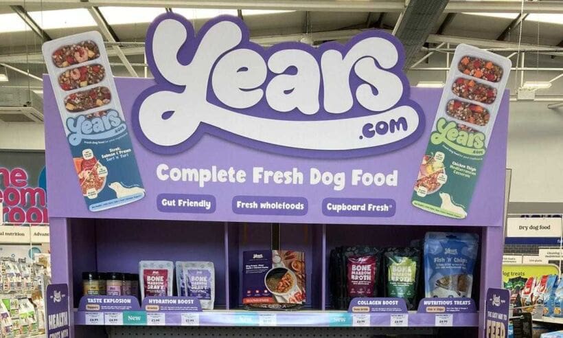 Pets at Home introduces fresh dog food brand Years to stores